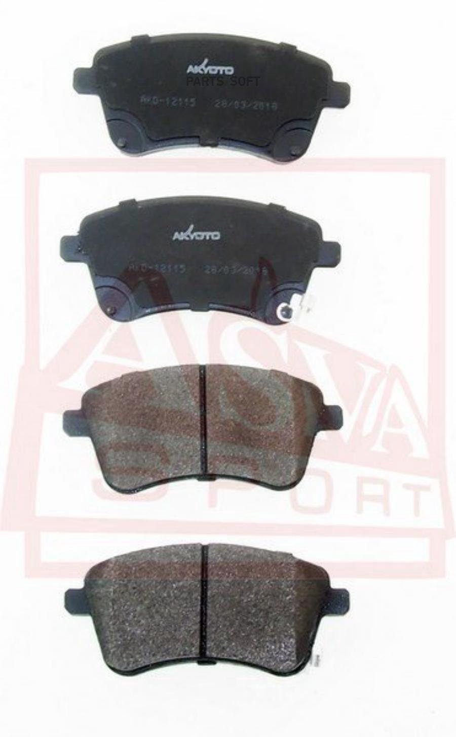 

Колодки Тормозные AKYOTO AKD-12115