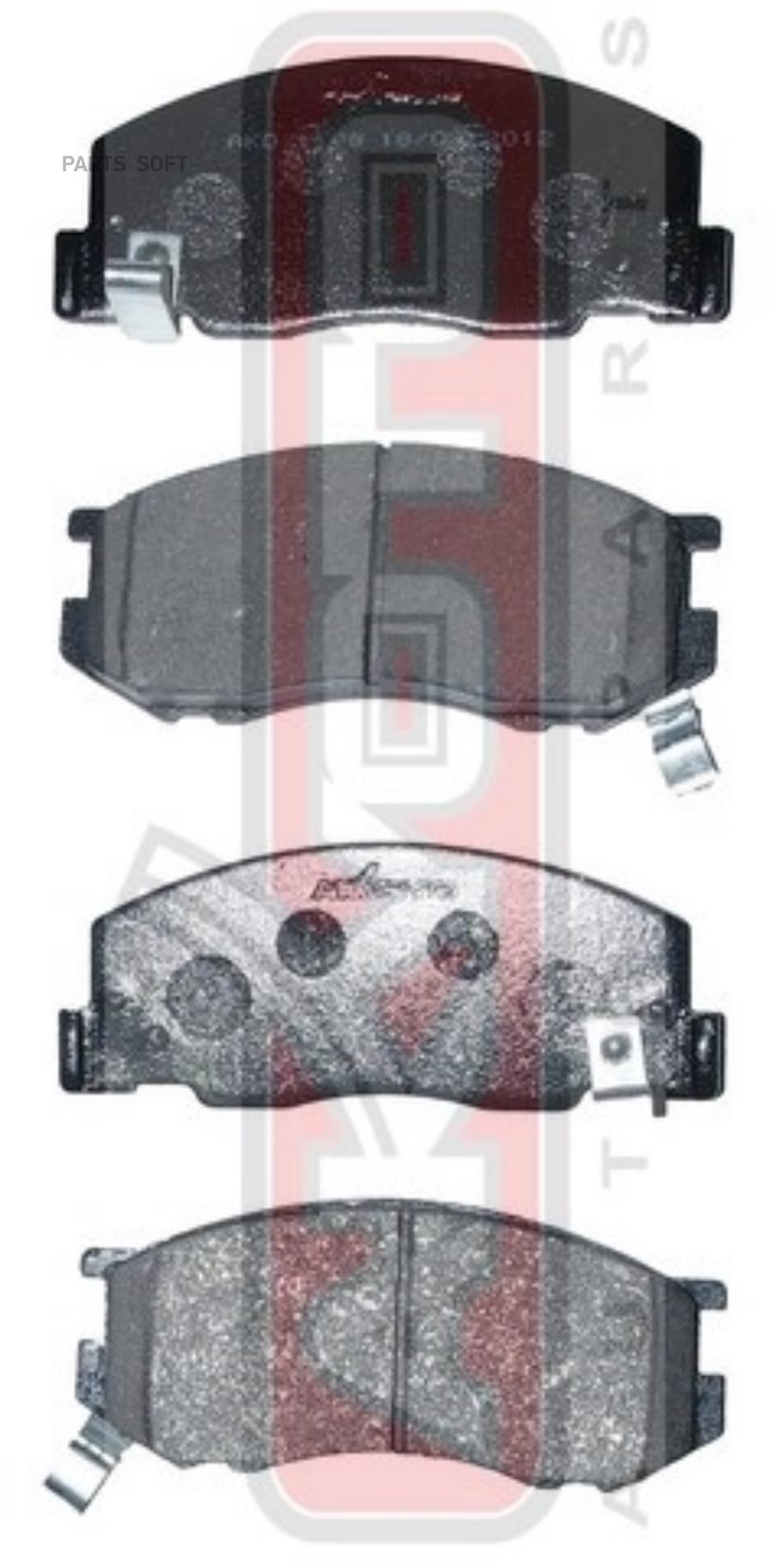 

Тормозные колодки Akyoto дисковые передние AKD1198