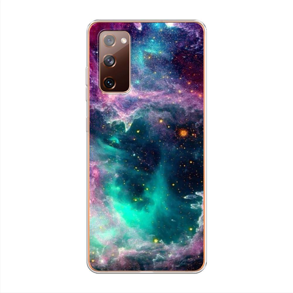 

Чехол на Samsung Galaxy S20 FE "Звездные облака", Розовый;бежевый, 2101350-2