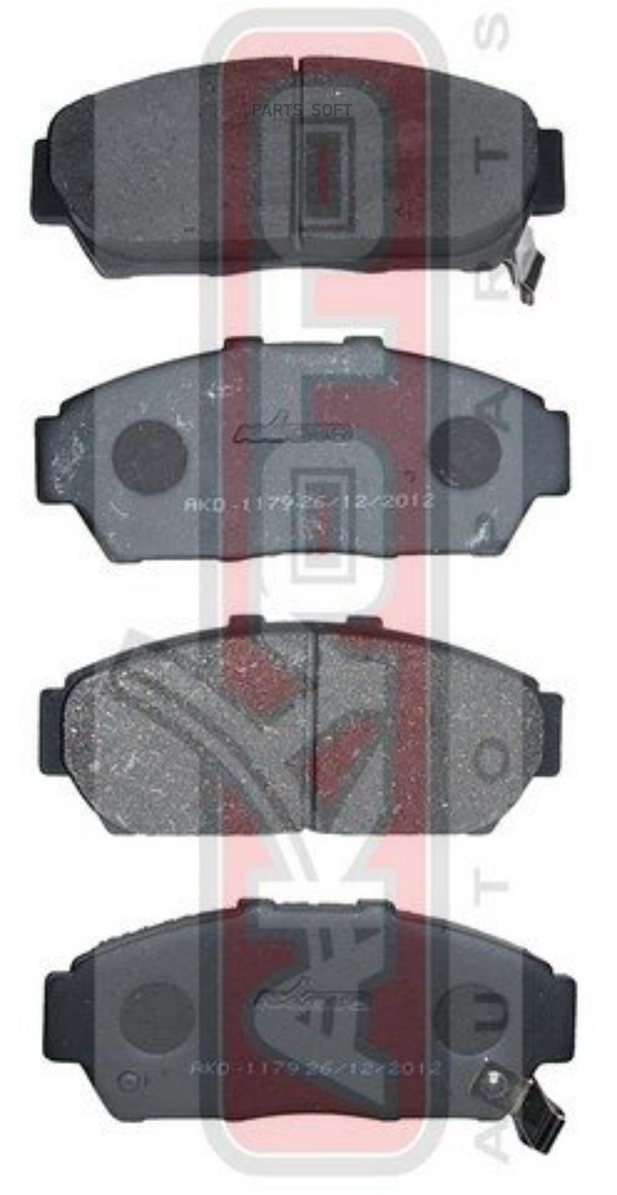 

Тормозные колодки Akyoto передние дисковые AKD1179