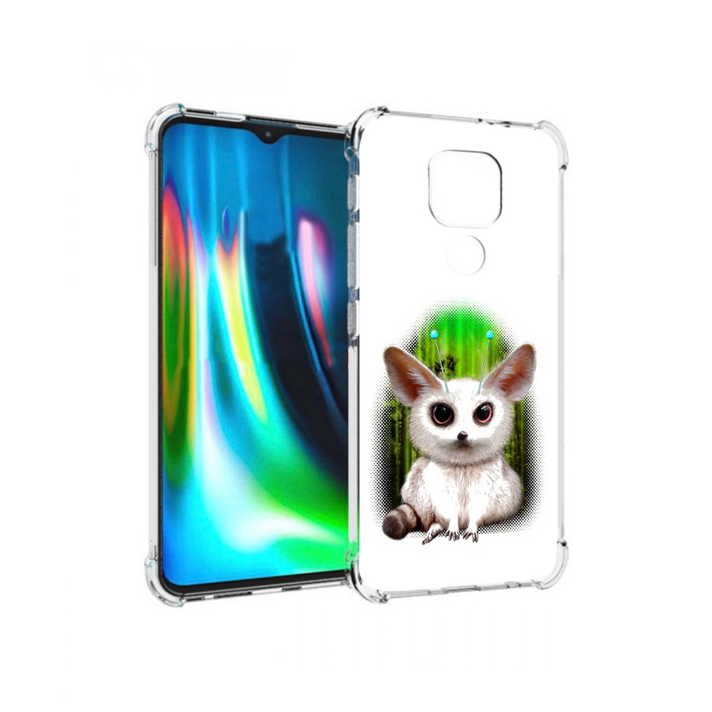 

Чехол MyPads Tocco для Motorola Moto G9 Play пушистое животное (PT227081.347.560), Прозрачный, Tocco