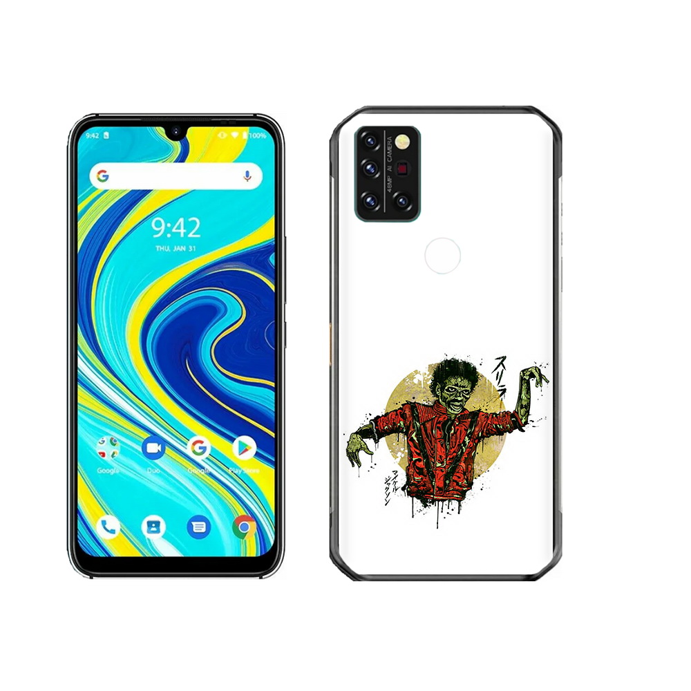 

Чехол MyPads Tocco для Umidigi A7 Pro Зомби, Прозрачный, Tocco
