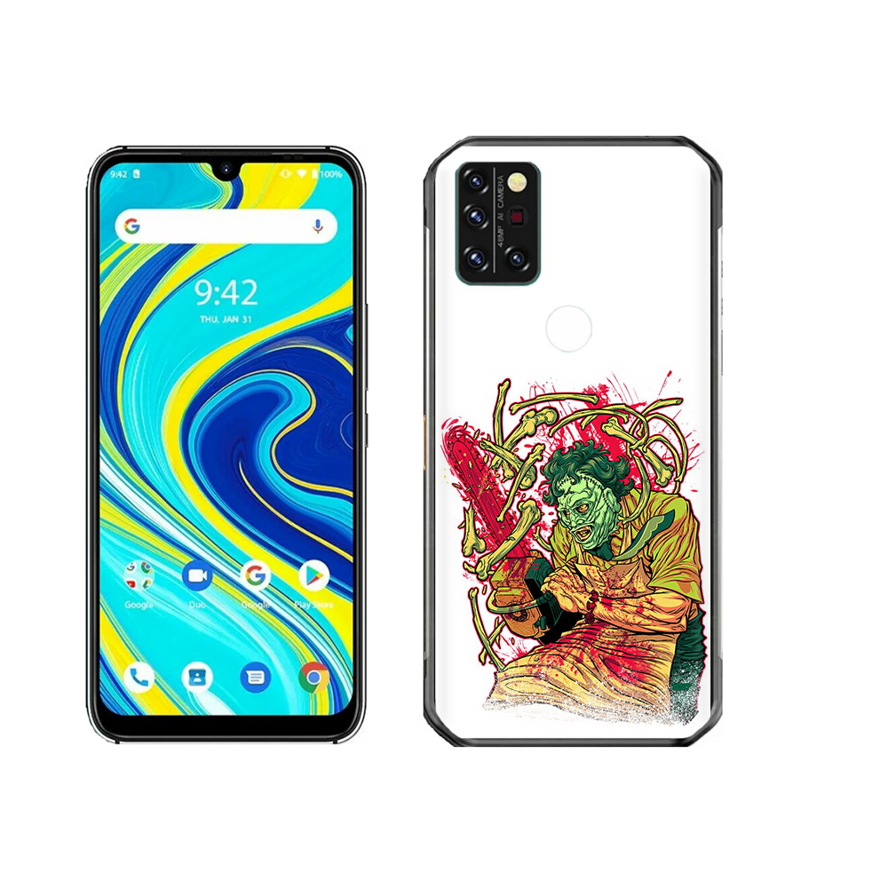 

Чехол MyPads Tocco для Umidigi A7 Pro яркий мясник, Прозрачный, Tocco