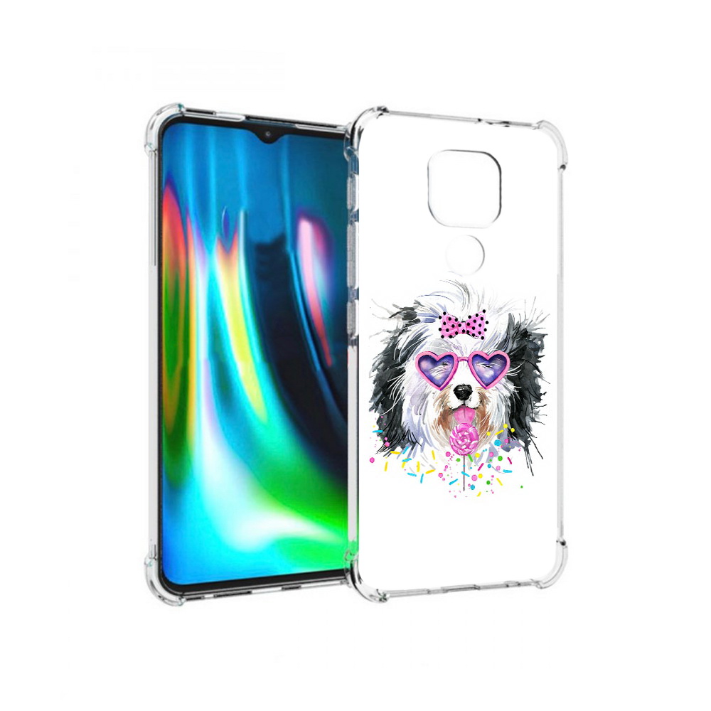 

Чехол MyPads Tocco для Motorola Moto G9 Play пушистик (PT227081.347.559), Прозрачный, Tocco