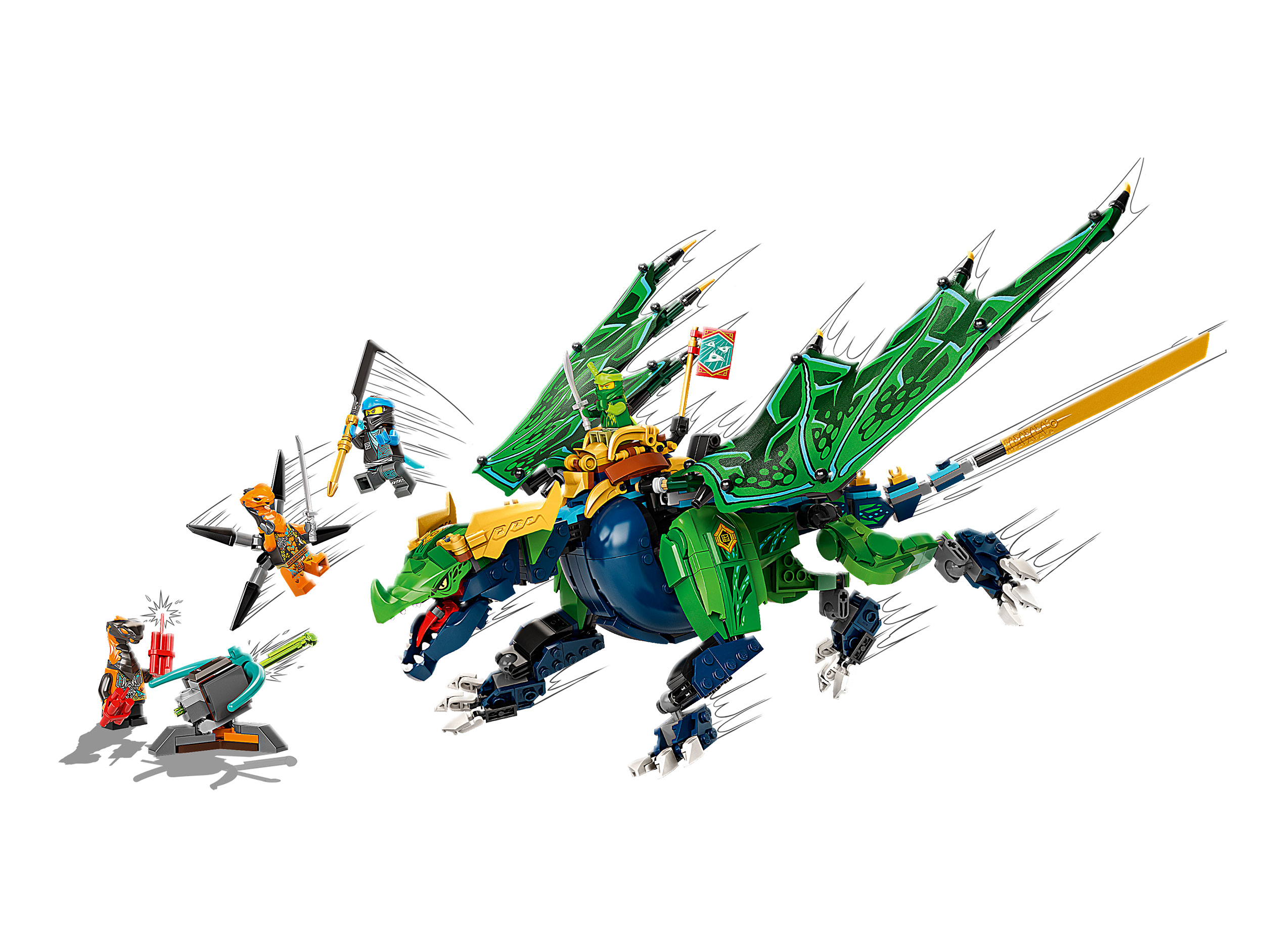 Конструктор LEGO NINJAGO 71766 Легендарный дракон Ллойда конструктор lego the ninjago movie 30428 дракон зелёного ниндзя 60 дет