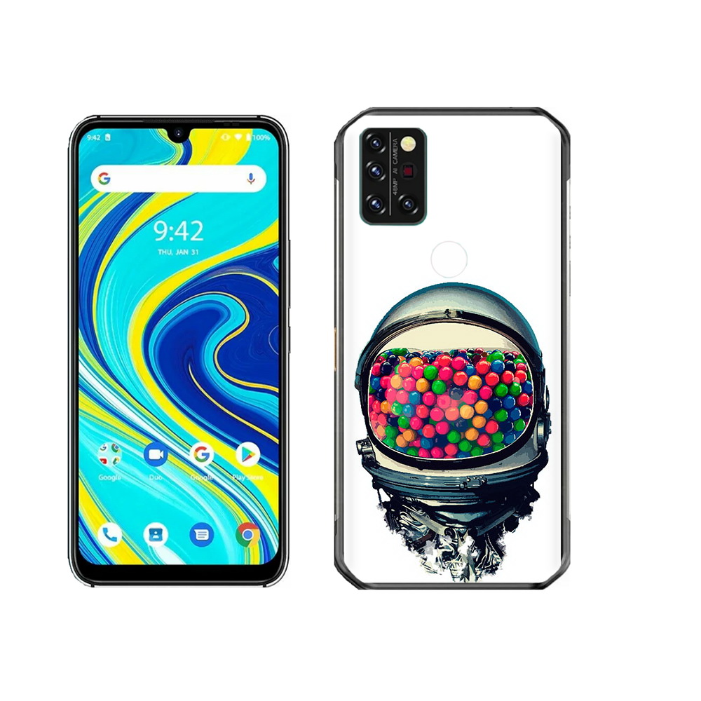 

Чехол MyPads Tocco для Umidigi A7 Pro шлем космонавта, Прозрачный, Tocco