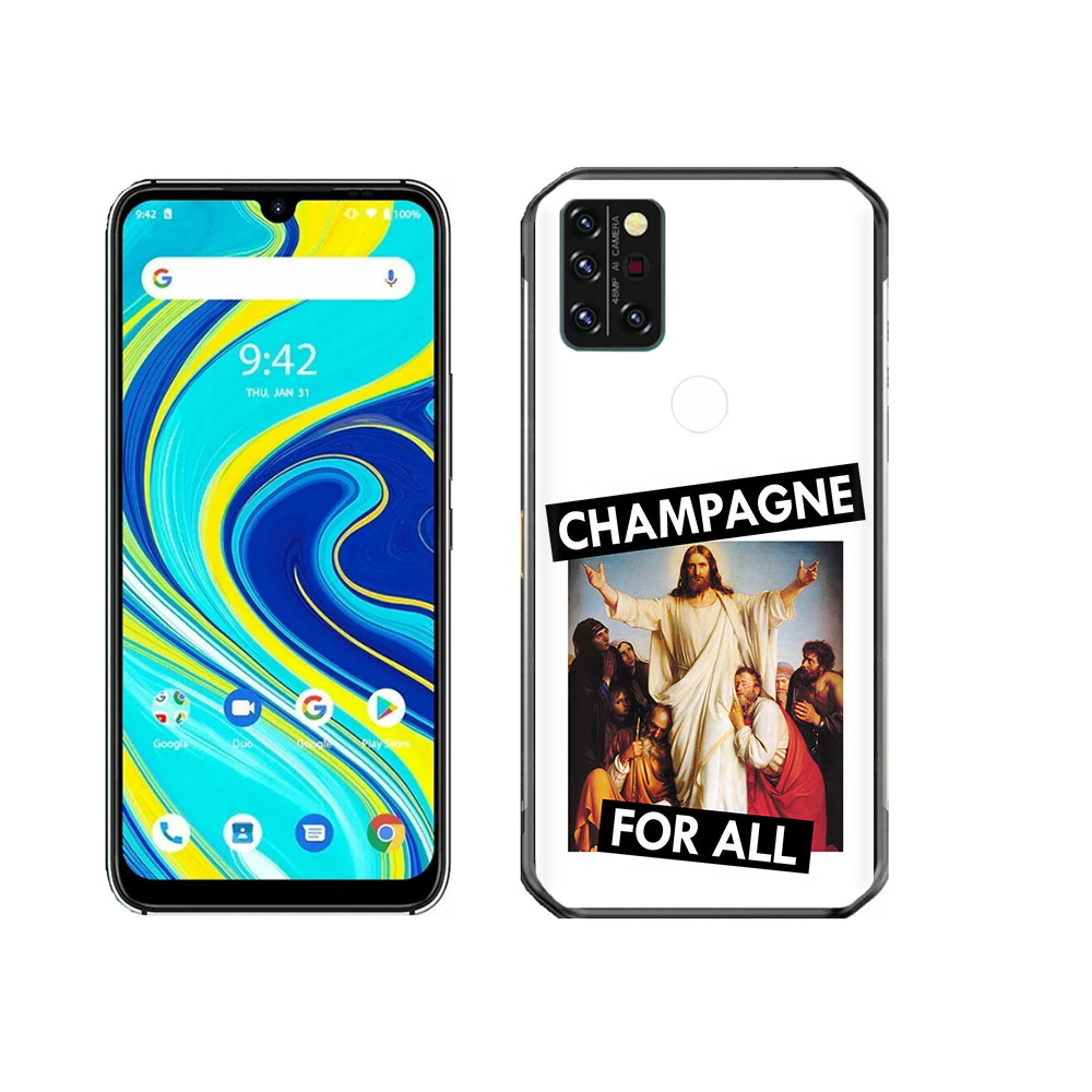 

Чехол MyPads Tocco для Umidigi A7 Pro шампанское, Прозрачный, Tocco