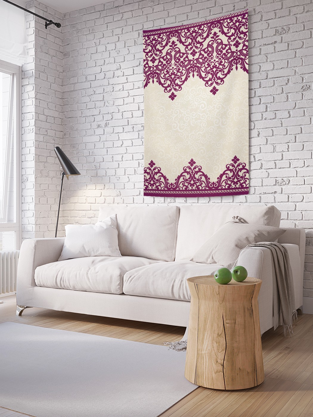 

Вертикальное фотопанно на стену JoyArty Ажурная бахрома 150x200 см, Ажурная бахрома