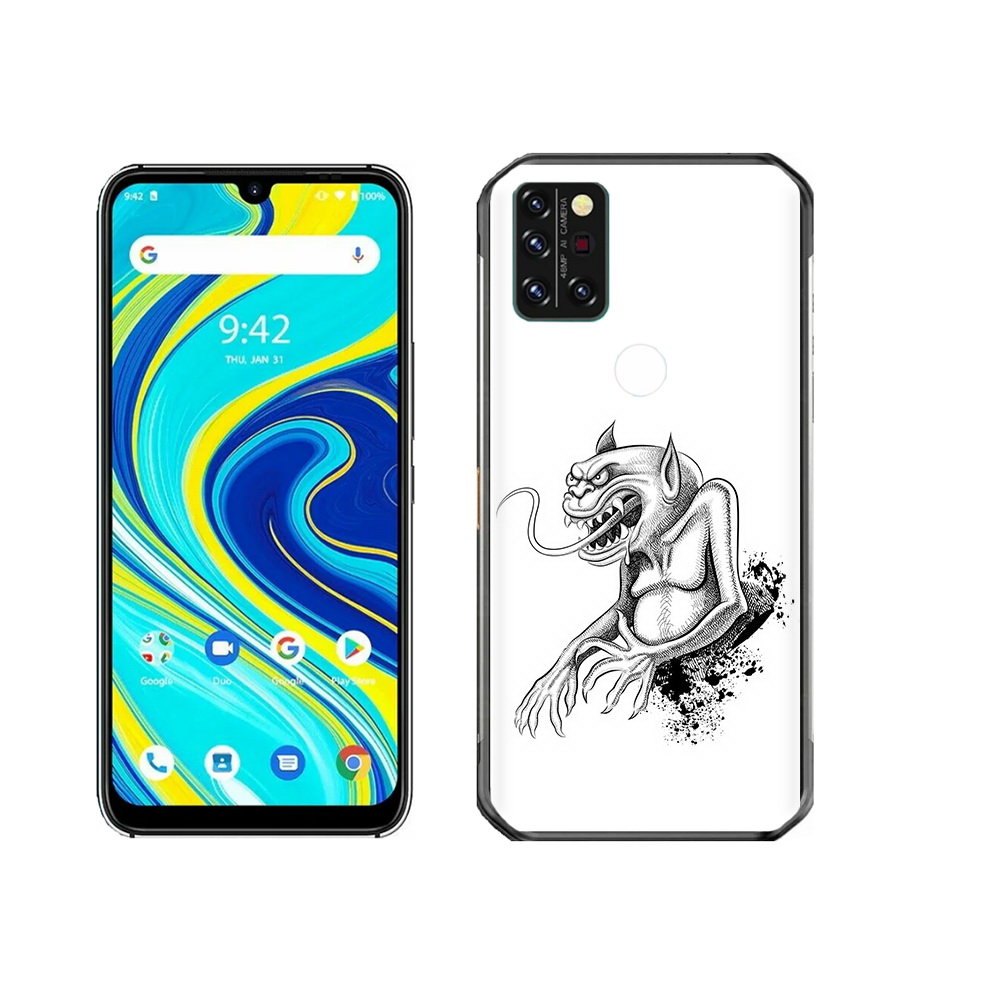 

Чехол MyPads Tocco для Umidigi A7 Pro чорт, Прозрачный, Tocco