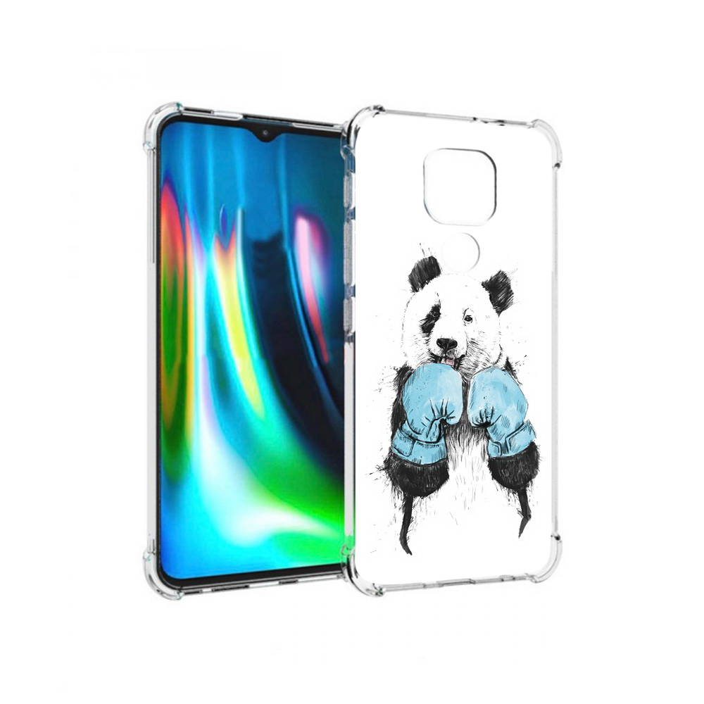 

Чехол MyPads Tocco для Motorola Moto G9 Play панда боксер (PT227081.347.531), Прозрачный, Tocco