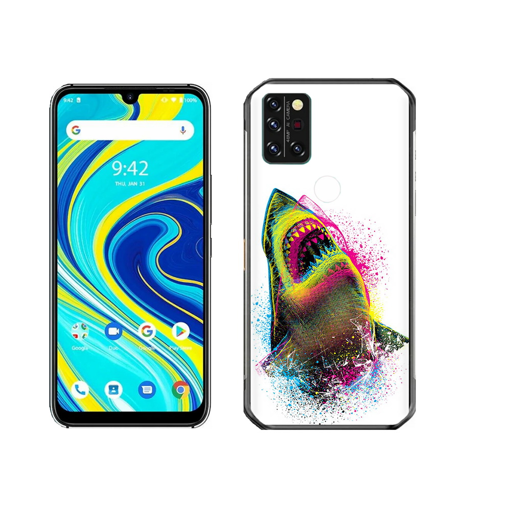 

Чехол MyPads Tocco для Umidigi A7 Pro челюсти-2, Прозрачный, Tocco