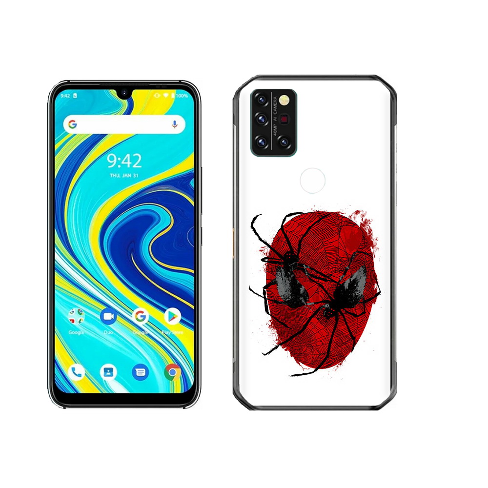 

Чехол MyPads Tocco для Umidigi A7 Pro человек паук, Прозрачный, Tocco