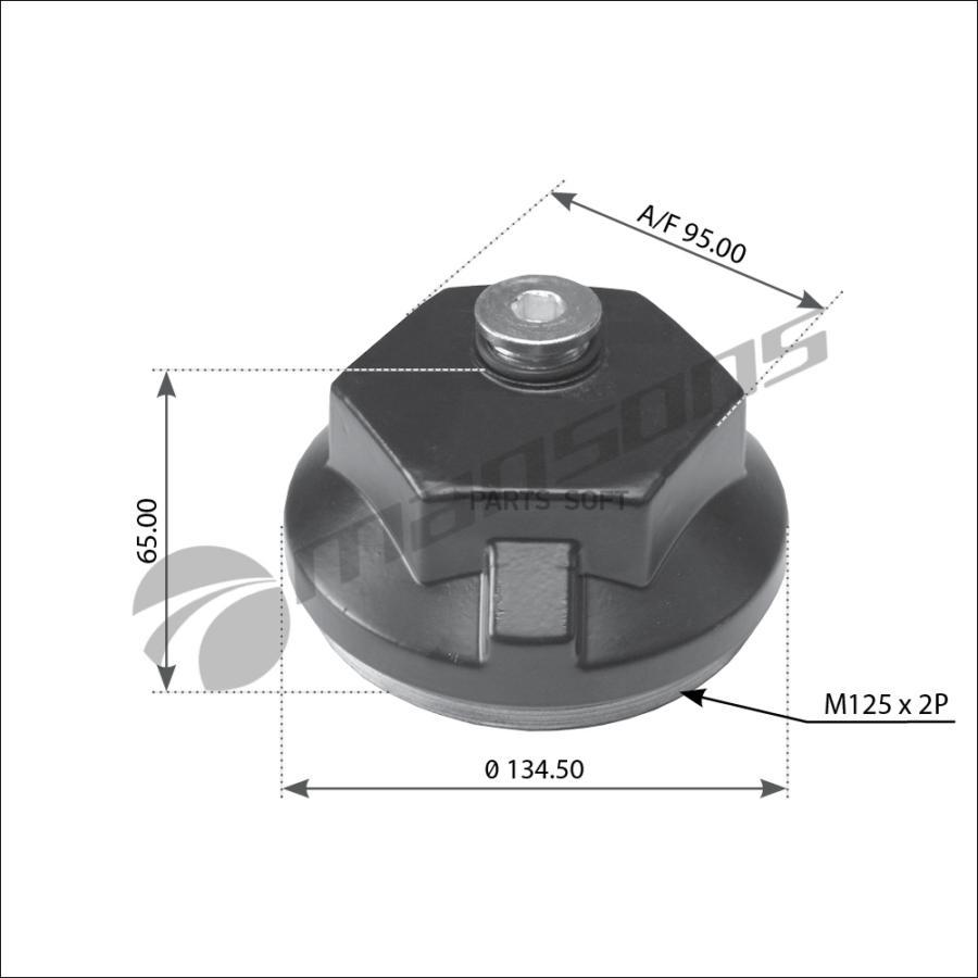 Крышка Iveco Euro Trakker Ступицы (М150х2, Sw120) Mansons Mansons арт. 790.199