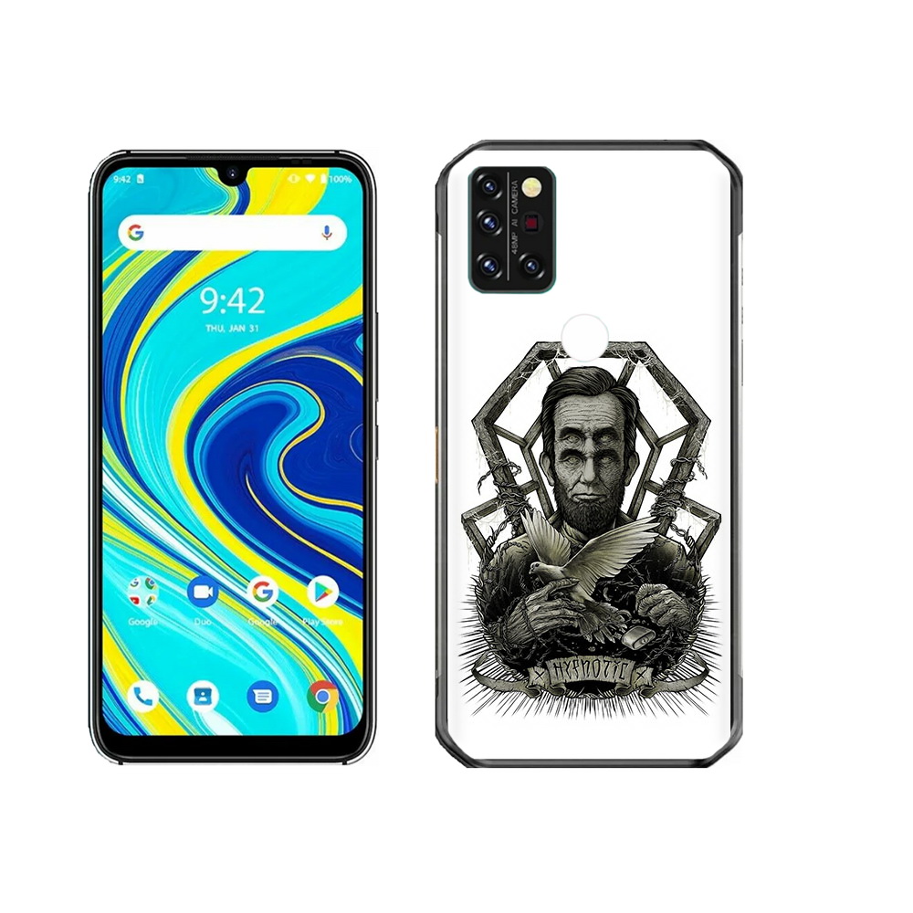 

Чехол MyPads Tocco для Umidigi A7 Pro франклин абстракция, Прозрачный, Tocco