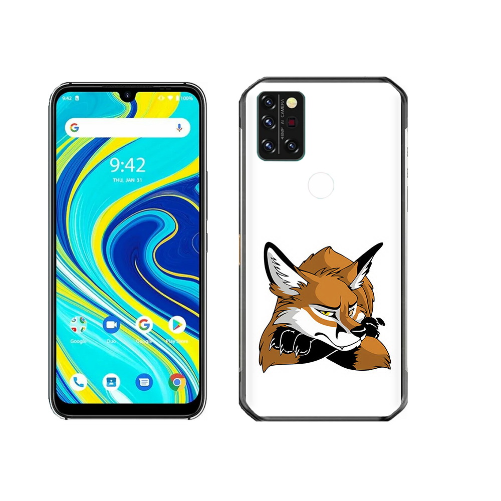 

Чехол MyPads Tocco для Umidigi A7 Pro фокс, Прозрачный, Tocco