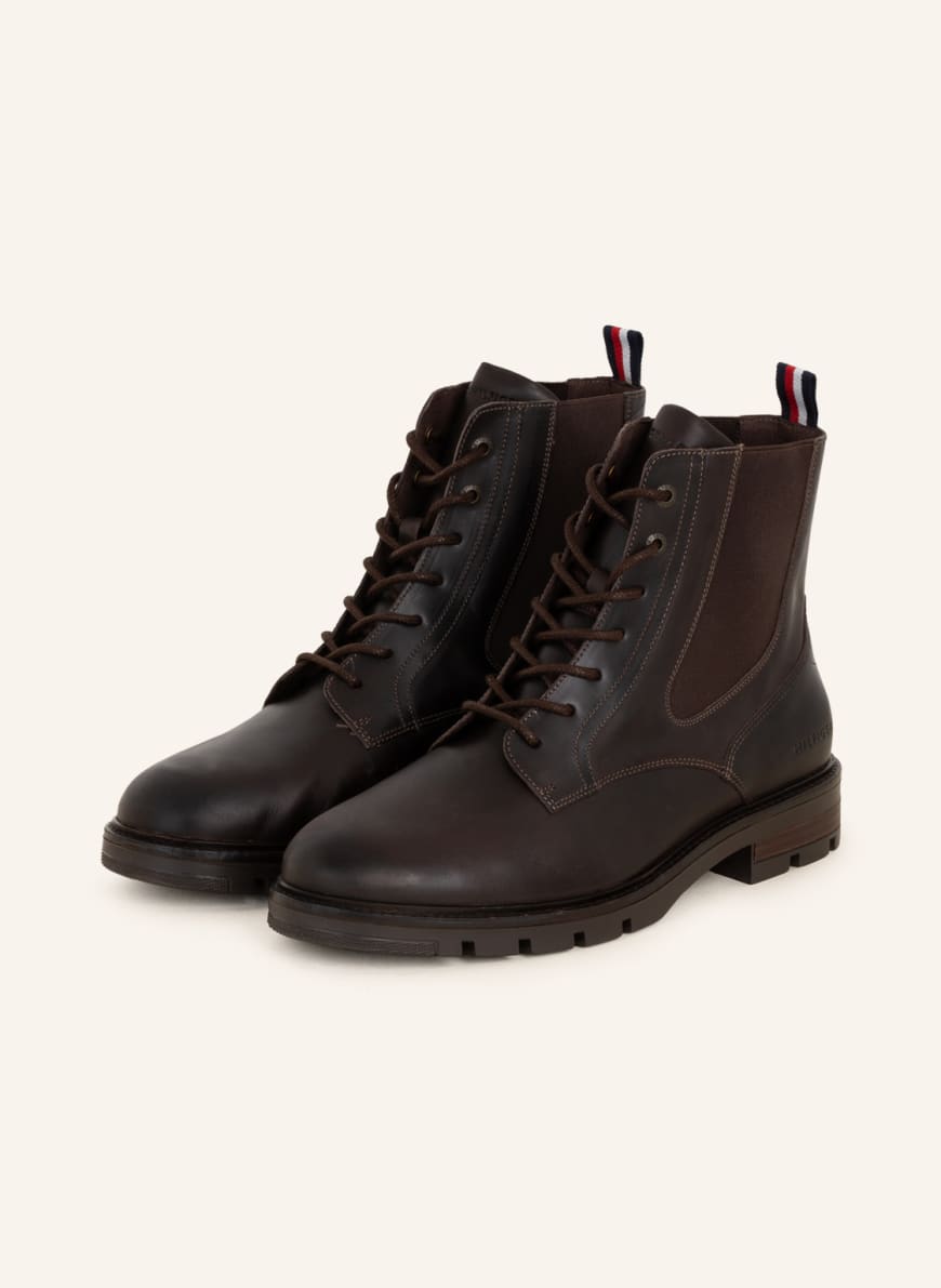 

Ботинки мужские Tommy Hilfiger 1001326857 коричневые 41 EU (доставка из-за рубежа), 1001326857