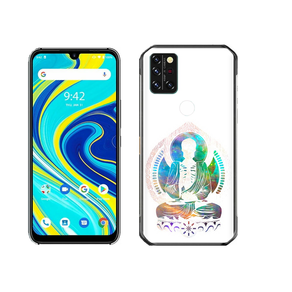 

Чехол MyPads Tocco для Umidigi A7 Pro умный скелет, Прозрачный, Tocco