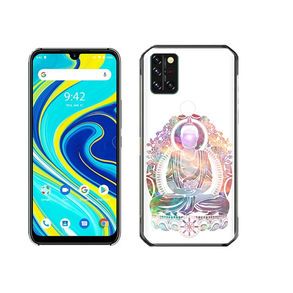 

Чехол MyPads Tocco для Umidigi A7 Pro умный мужчина абстракция, Прозрачный, Tocco
