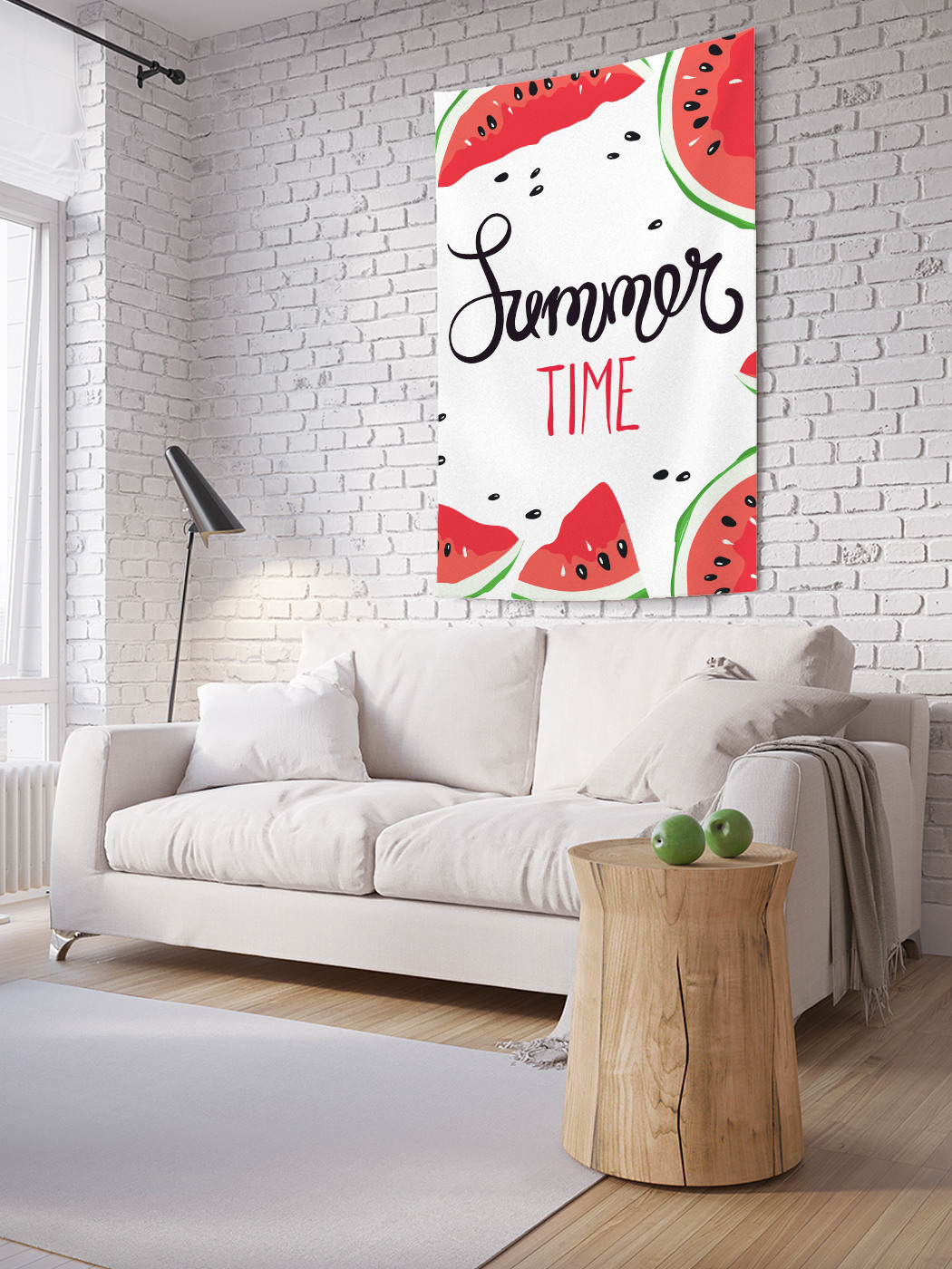 

Вертикальное фотопанно на стену JoyArty Летние арбузы 100x150 см, Летние арбузы