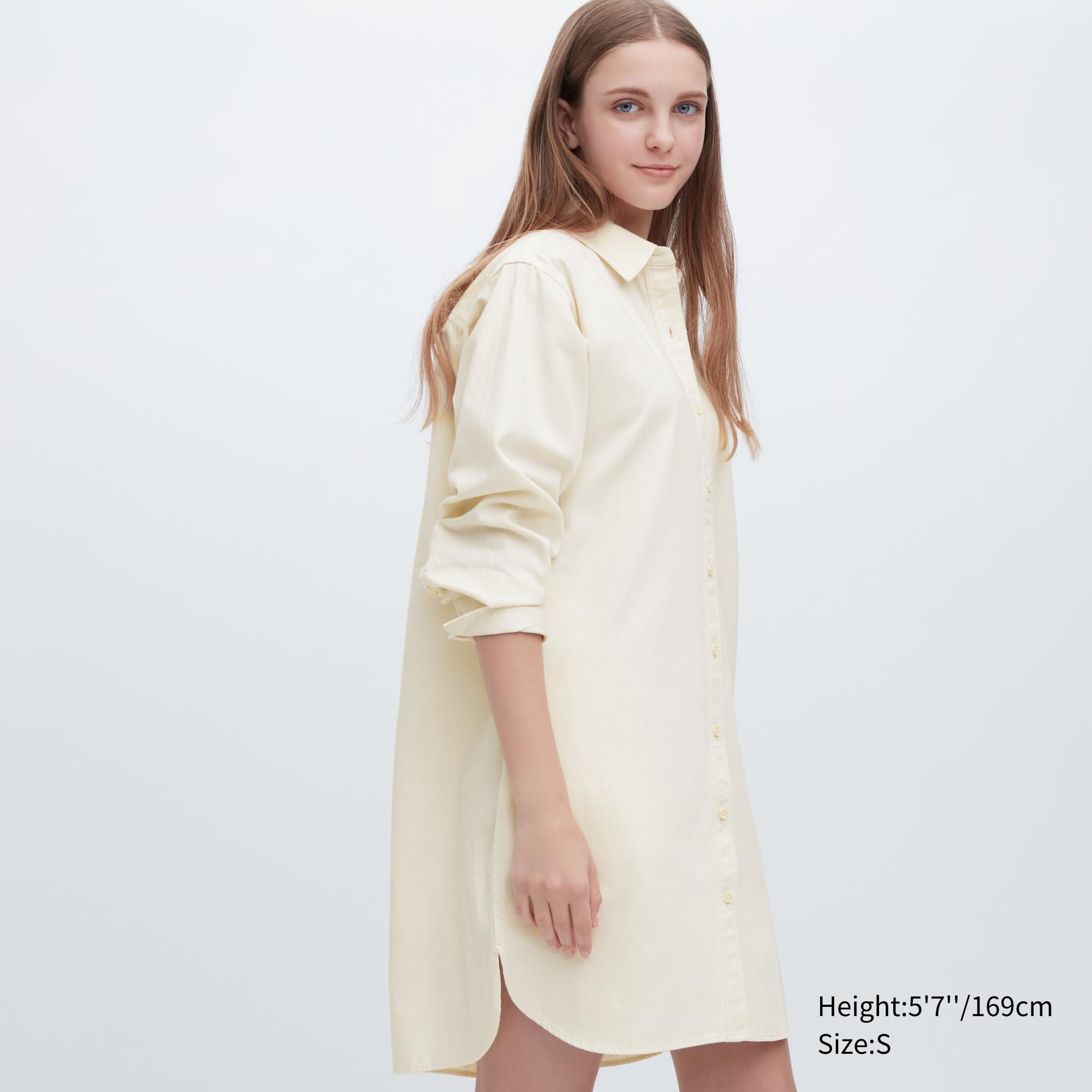 Платье женское UNIQLO 458567COL01 белое M (доставка из-за рубежа)