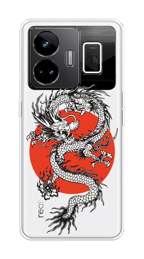 

Чехол на Realme GT Neo 5 5G/GT3 "Восходящий дракон", Белый;черный;красный, 2513650-1