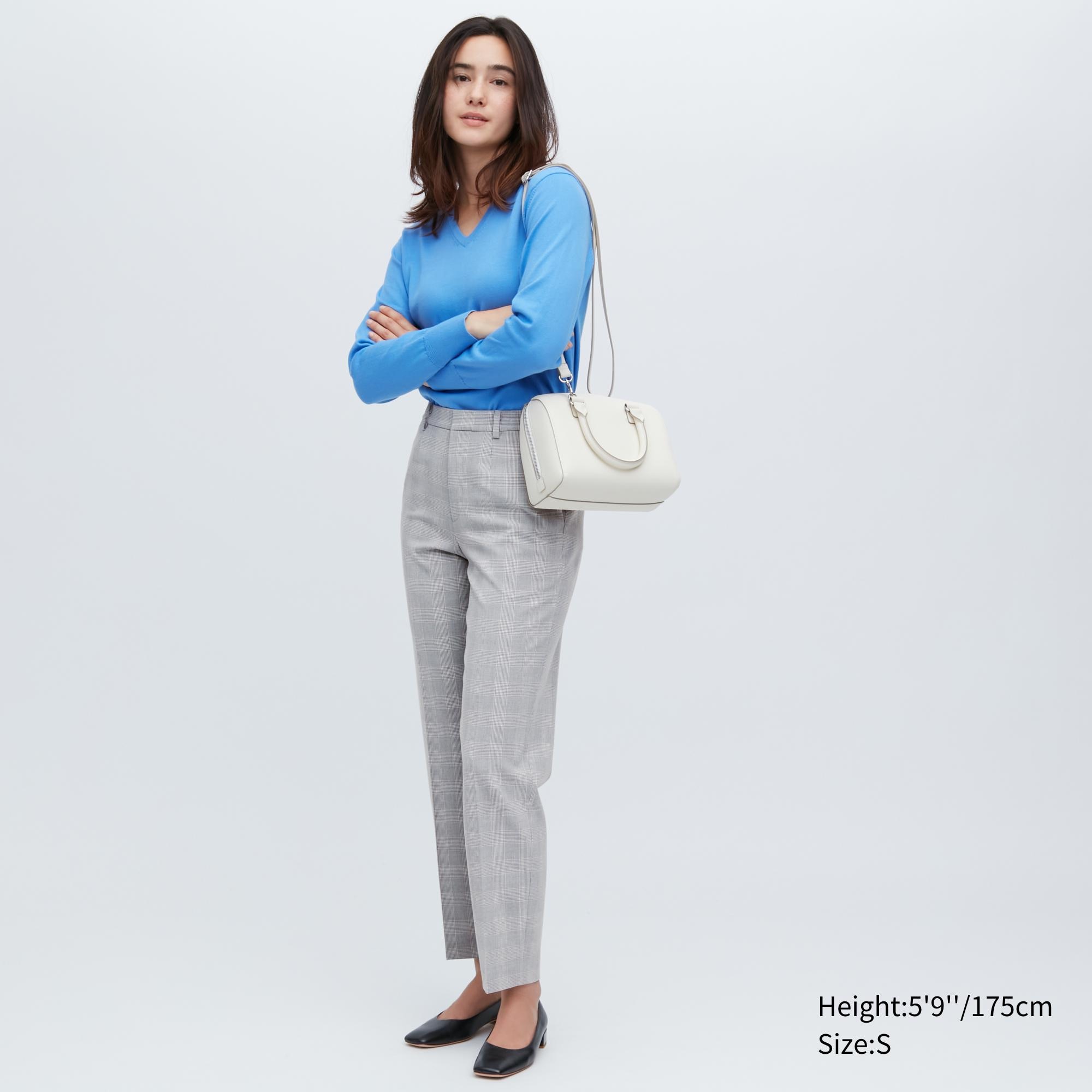 

Брюки женские UNIQLO 457239COL02 серые L (доставка из-за рубежа), 457239COL02