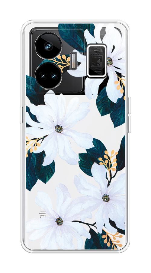 

Чехол на Realme GT Neo 5 5G/Realme GT3 "Delilah Flower", Зеленый;белый, 2513650-1