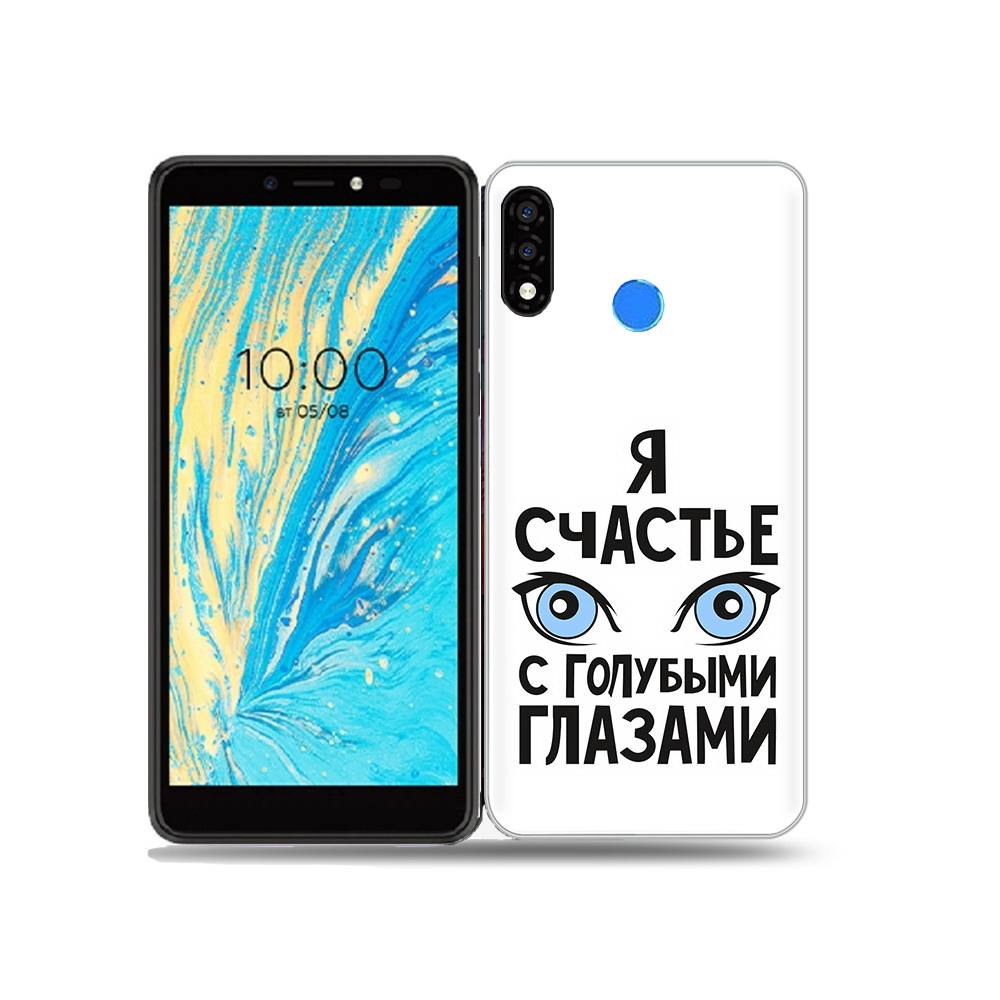 

Чехол MyPads Tocco для BQ 5740G Spring счастье с голубыми глазами, Прозрачный, Tocco