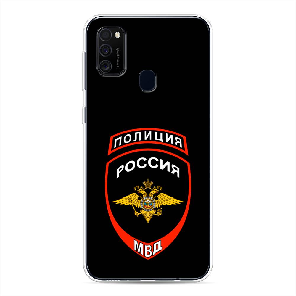 

Чехол Awog на Samsung Galaxy M30s/M21 "Полиция шеврон", Разноцветный, 29850-5