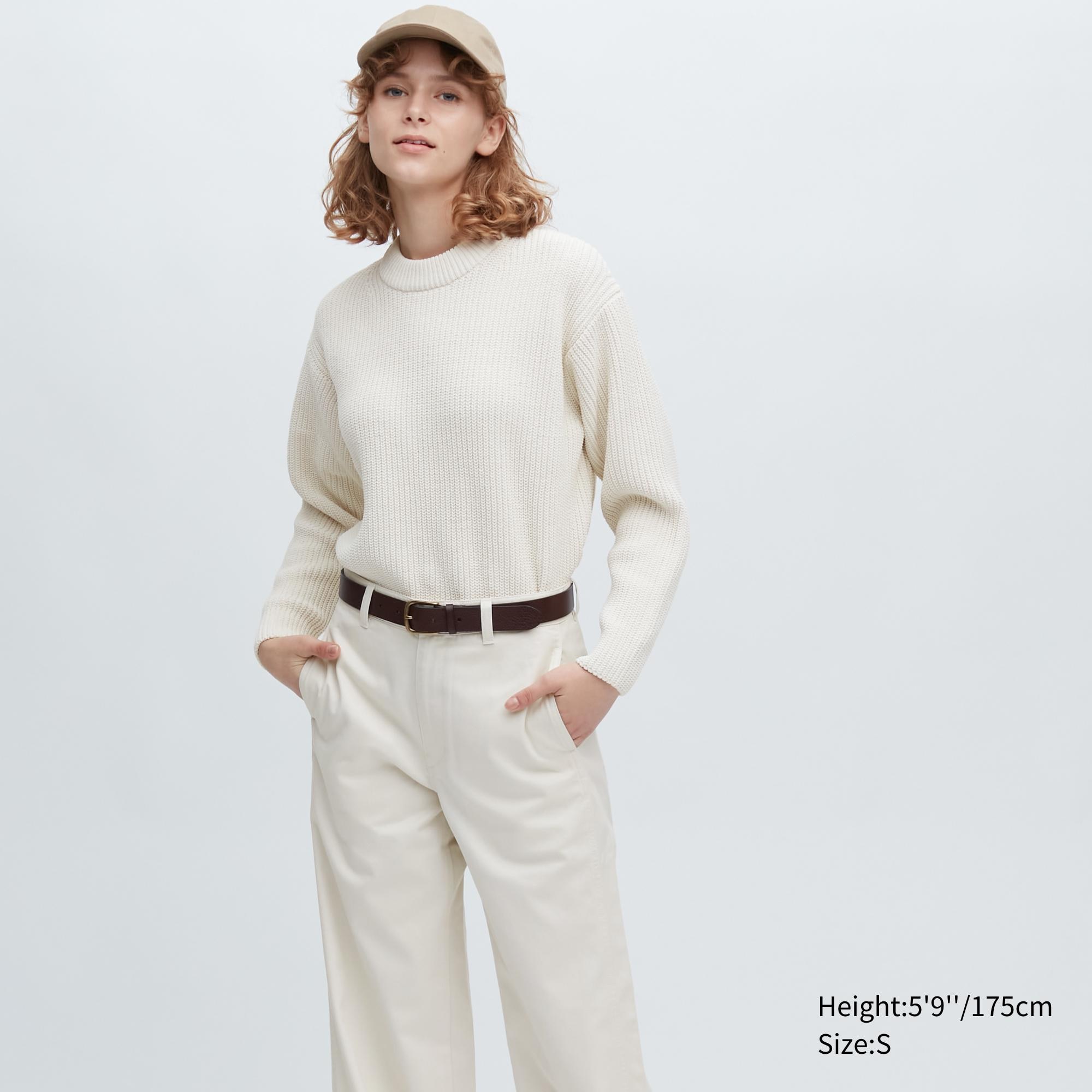 

Джемпер женский UNIQLO 454754COL01 белый S (доставка из-за рубежа), 454754COL01
