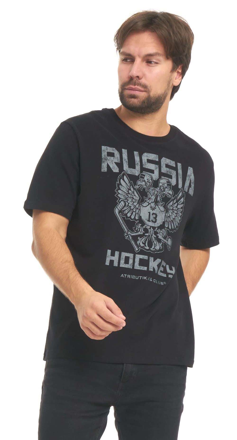

Футболка мужская Atributika&Club Россия 138530 черная XL, Черный, Россия 138530