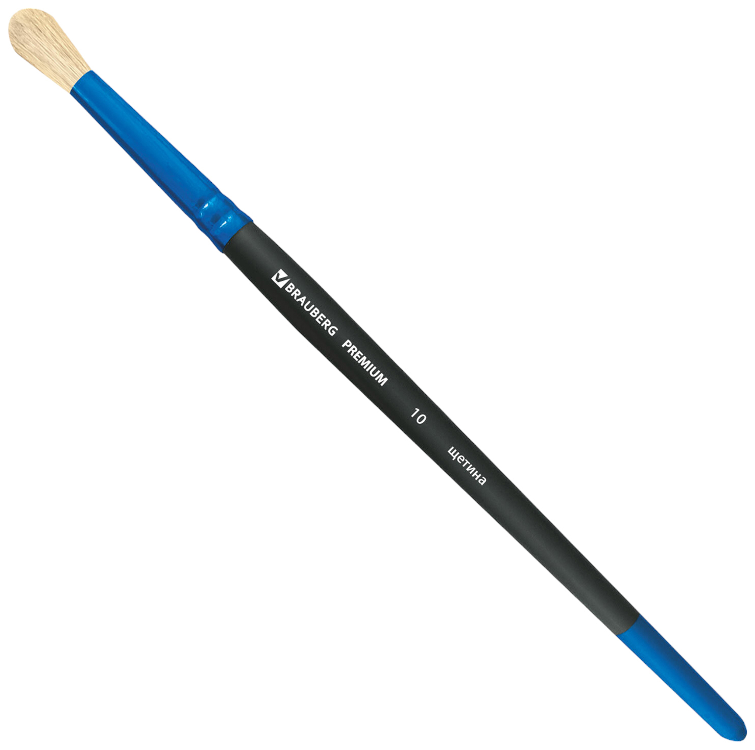 

Набор из 15 шт, Кисть щетина, круглая № 10, BRAUBERG PREMIUM, 200993, Синий;черный
