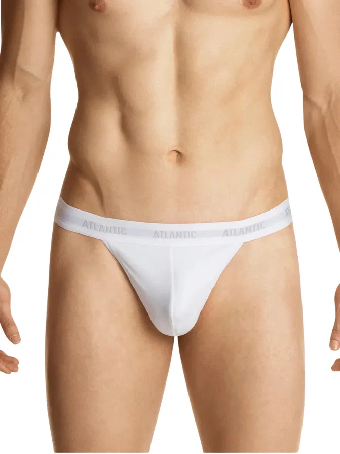 

Мужские трусы стринги ATLANTIC String Comfort MP-1572 белые, р-р XXL, Белый, MP-1572
