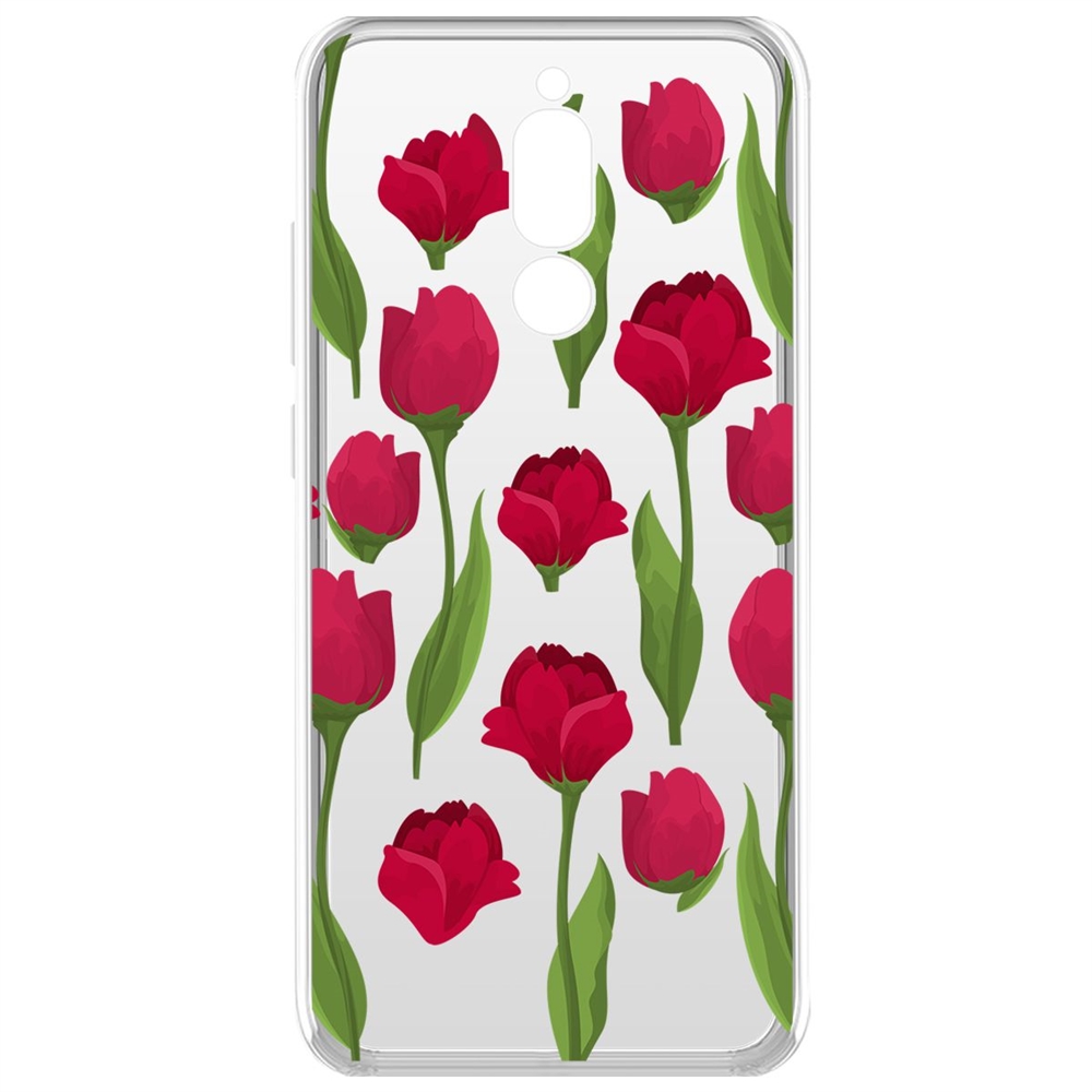

Чехол-накладка Krutoff Clear Case Розы паттерн для Xiaomi Redmi 8, Прозрачный