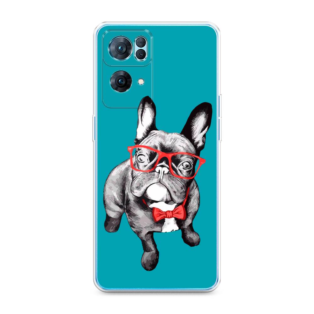

Чехол на Oppo Reno 7 Pro "Французский бульдог", 258250-1