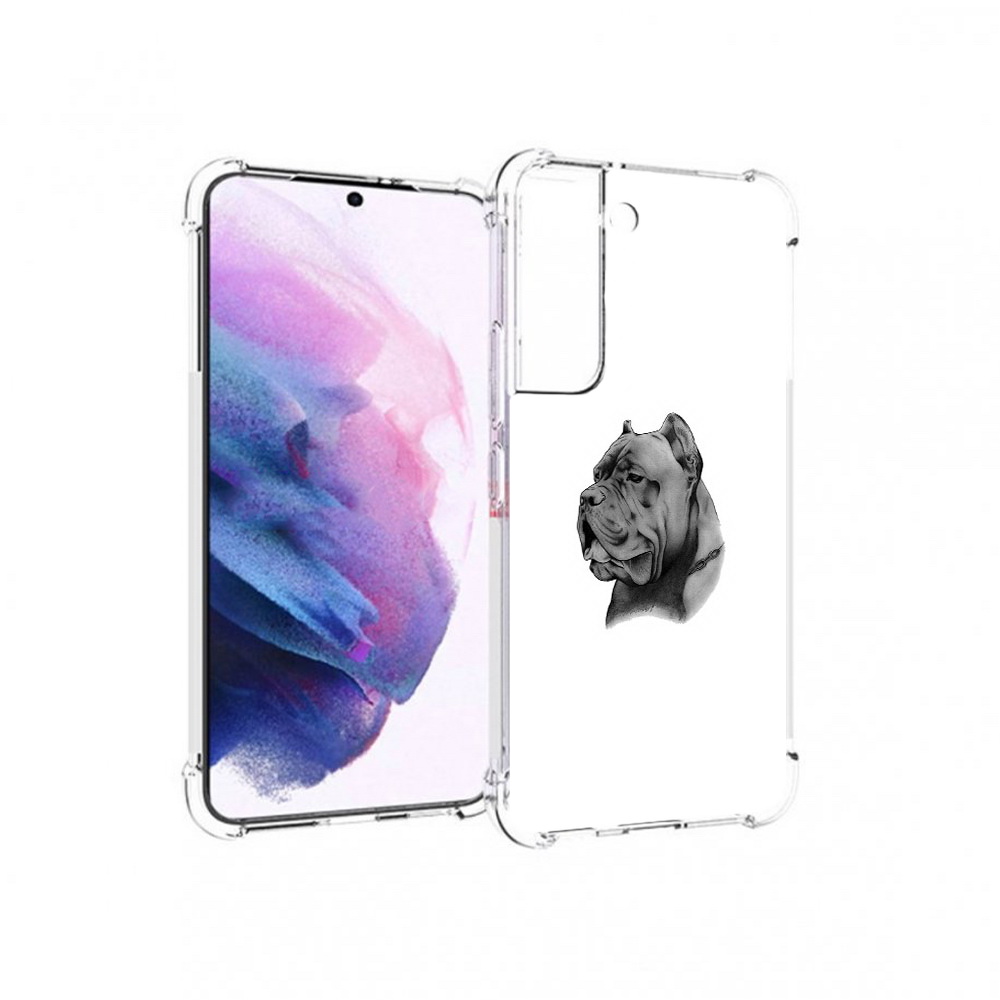 

Чехол MyPads Tocco для Samsung Galaxy S22 грозный бульдог (PT194926.508.300), Прозрачный, Tocco