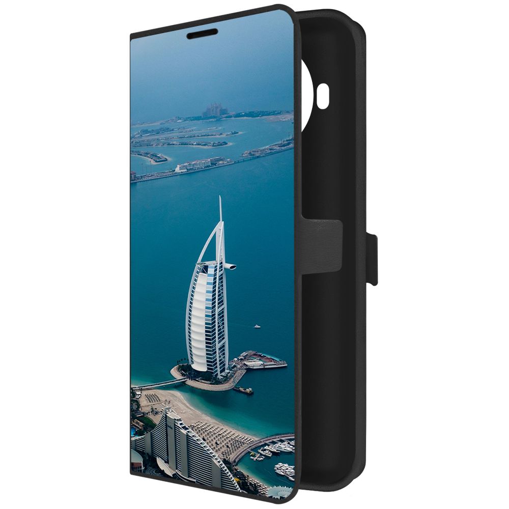 

Чехол-книжка Krutoff Eco Book для Xiaomi Mi 10T Lite ОАЭ, Бурдж-эль-Араб (черный)