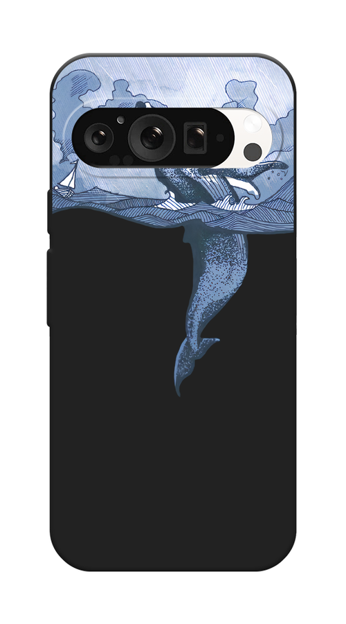 

Чехол Awog на Google Pixel 9 Pro "Два измерения", Голубой;черный;прозрачный, 272052-1