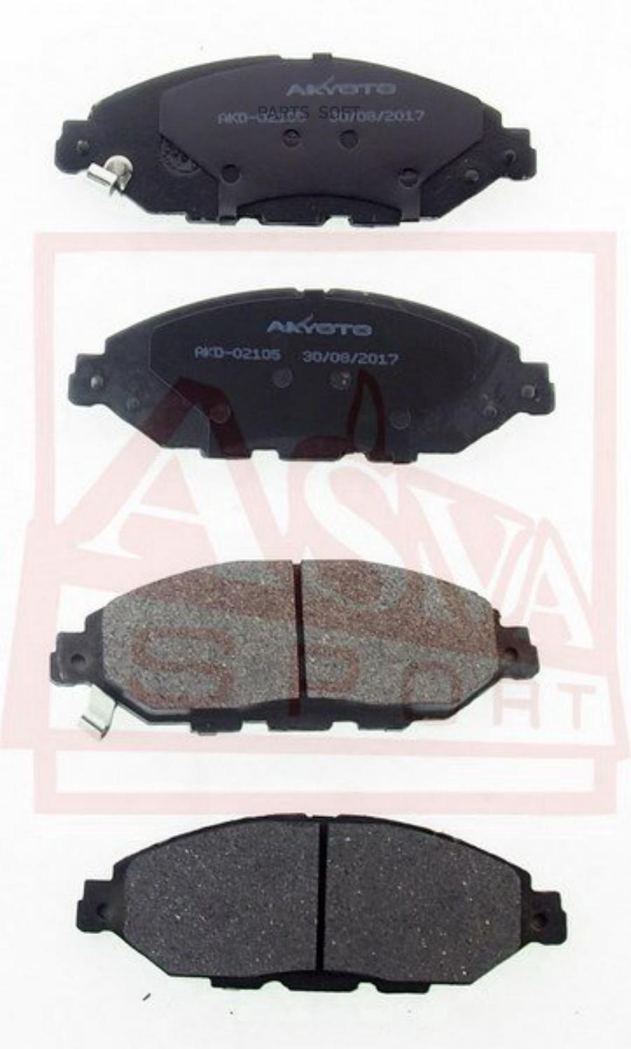 

Тормозные колодки Akyoto передние AKD02105