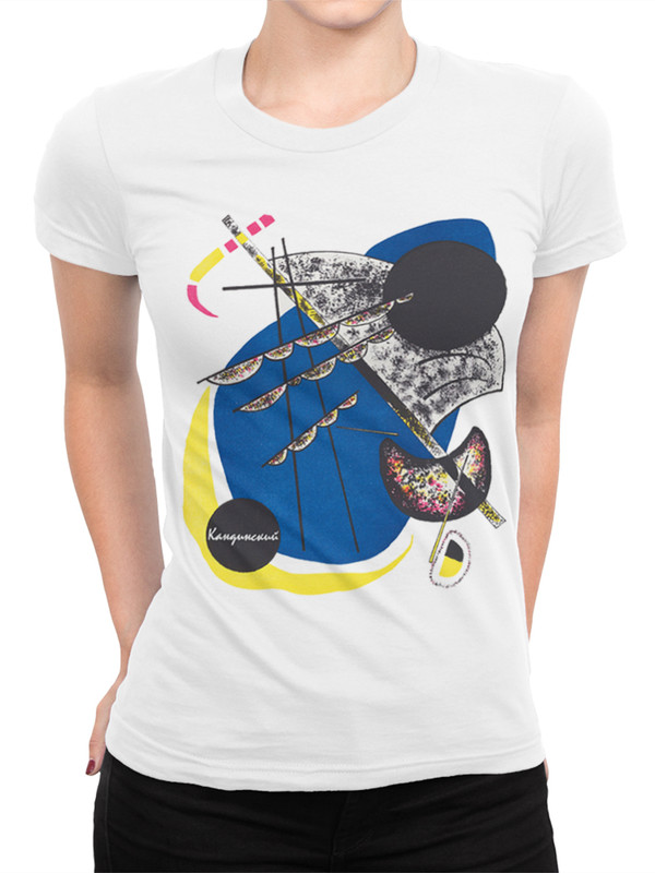 

Футболка женская Dream Shirts Искусство - Василий Кандинский белая L, Белый, Искусство - Василий Кандинский