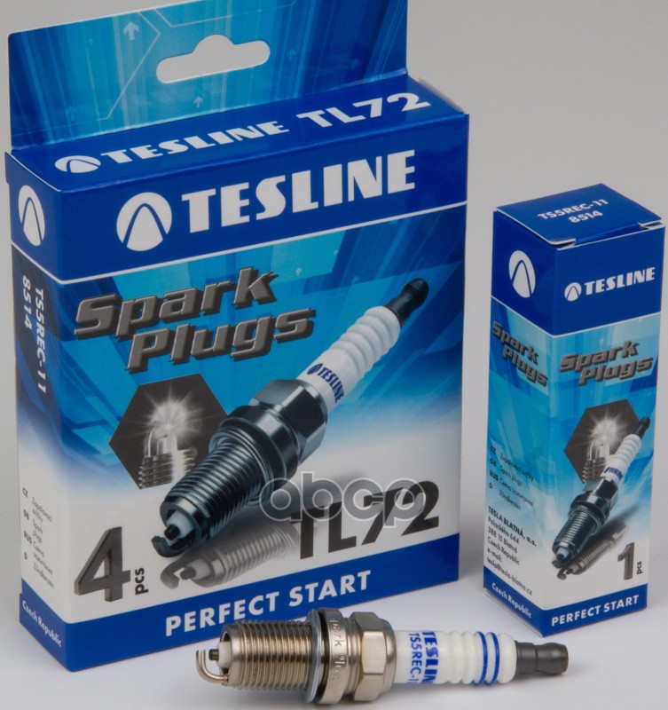 

Свечи Зажигания Tesline Для А/М Gaz Двиг. Змз 405/409 Евро-3 (Ts5rec-11) К-Т 4 Шт., Tl72 T