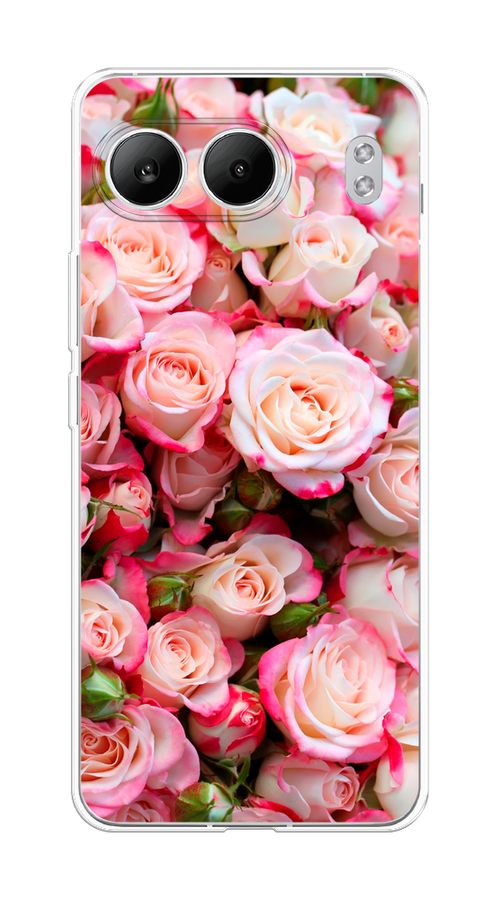 

Чехол на OnePlus Nord 4 5G "Много роз", Розовый, 155250-1