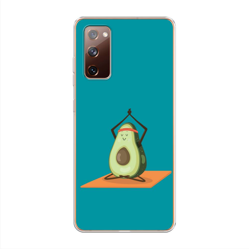 

Чехол на Samsung Galaxy S20 FE "Расслабься с авокадо", Голубой, 2101350-6
