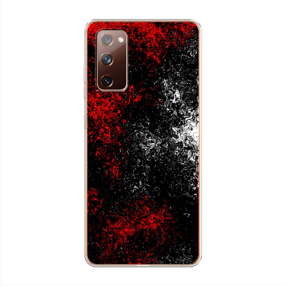 

Чехол для Samsung Galaxy S20 FE "Монотипия", Красный;черный;белый, 2101350-3