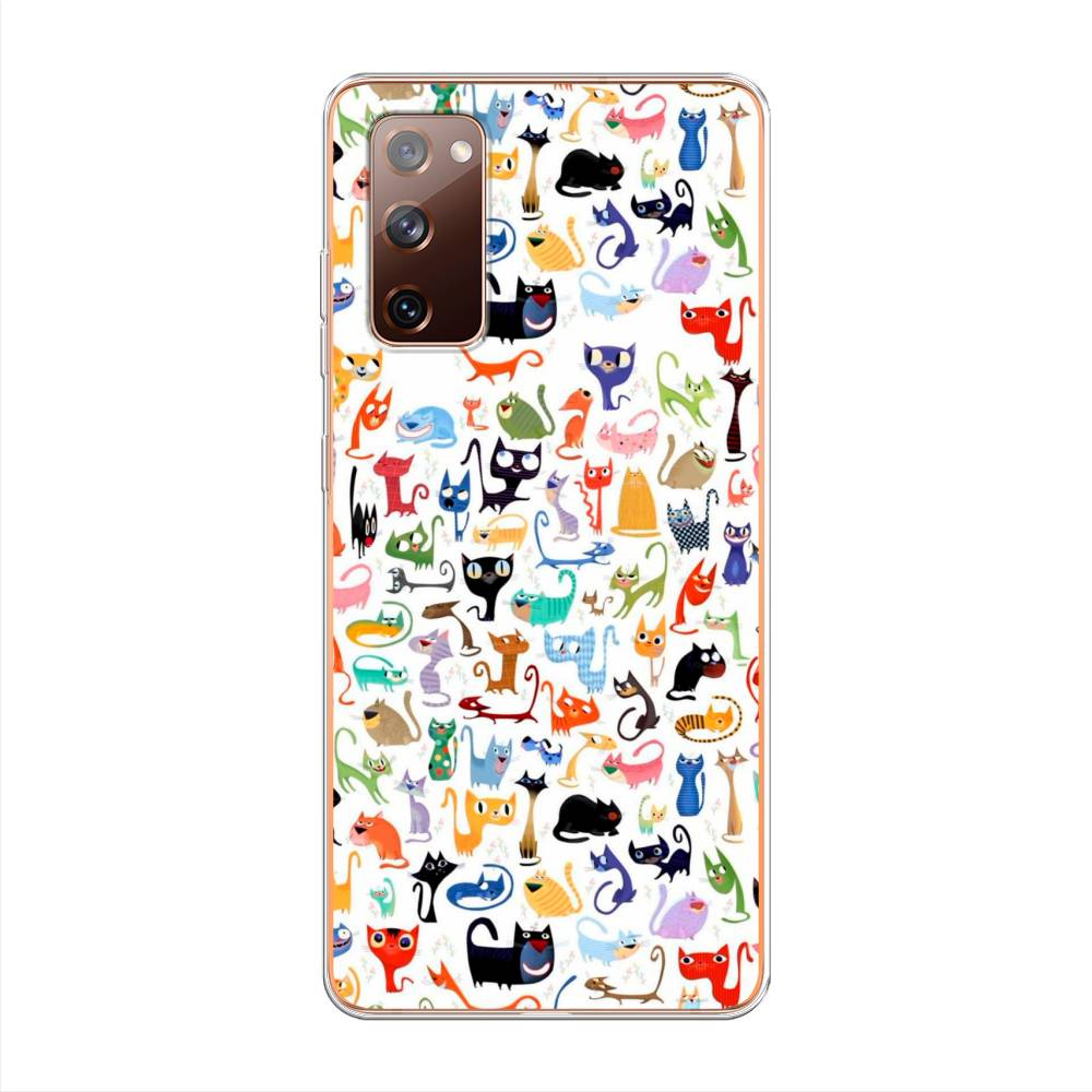 

Чехол на Samsung Galaxy S20 FE "Цветные коты", Разноцветный, 2101350-1
