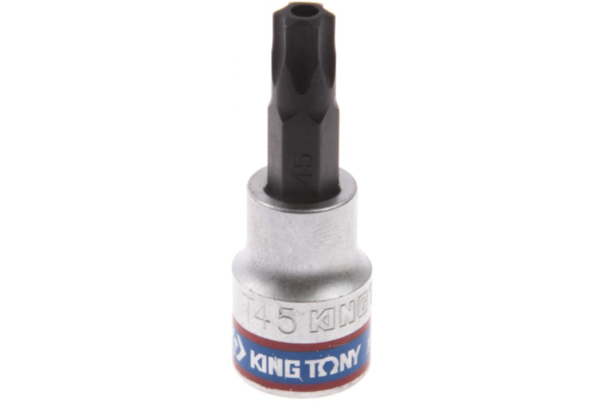 KING TONY 302745 KING TONY Насадка бита торцевая 3/8 , Torx, T45, L = 50 мм, с отверстием 100041579409