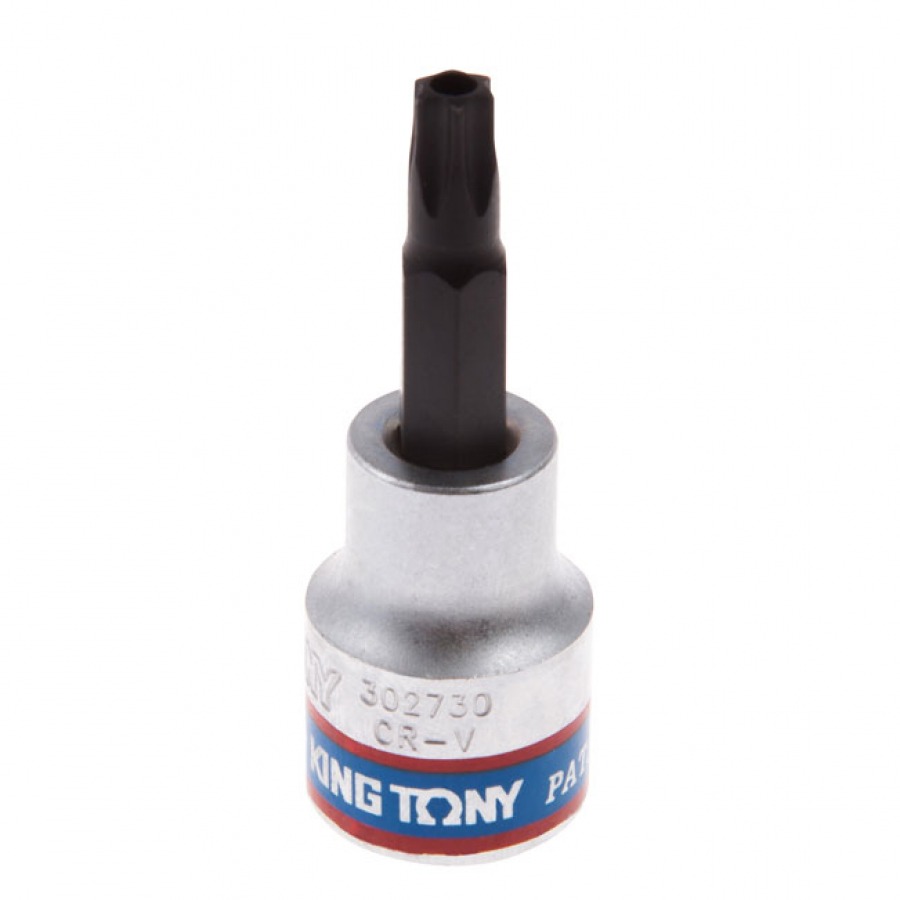 

KING TONY 302730 KING TONY Насадка бита торцевая 3/8 , Torx, T30, L = 50 мм, с отверстием