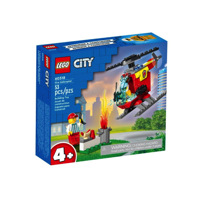 Конструктор LEGO City Fire 60318 Пожарный вертолёт