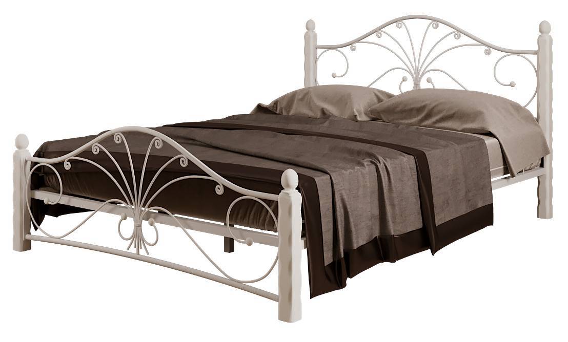 фото Двуспальная кровать форвард-мебель фортуна 140х200 см, белый