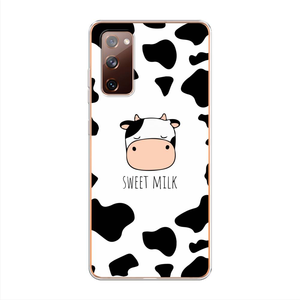 

Чехол на Samsung Galaxy S20 FE "Sweet milk", Розовый;белый;черный, 2101350-1